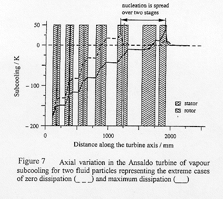 Computation of non-equilibrium condensation with wake segmentation model